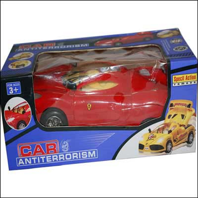 "Car Anti Terrorism ( Battery Operated Car) Red Color-code001 - Click here to View more details about this Product